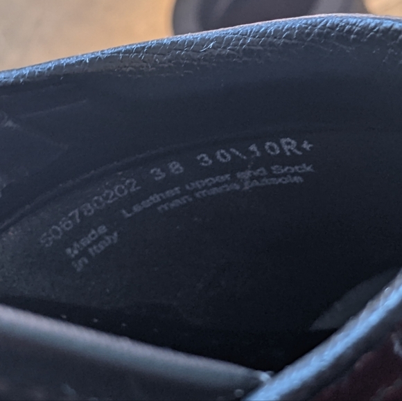 Dansko Patent Shiny Swirly Brown w/ Slight Reddish Tint SZ 38 Excellent Conditi - Picture 6 of 8